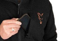 Fox Collection Sherpa Hoody Black/Orange L