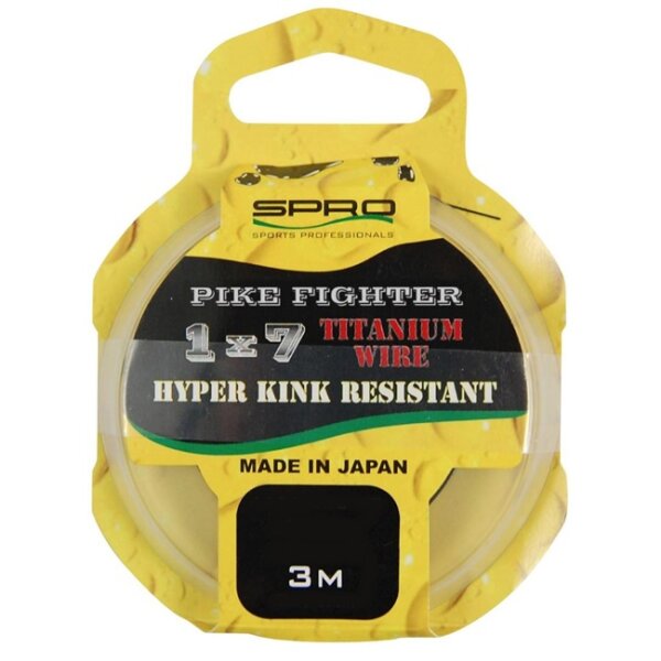 Spro 1x7 Titanium Wire 40lb 3m