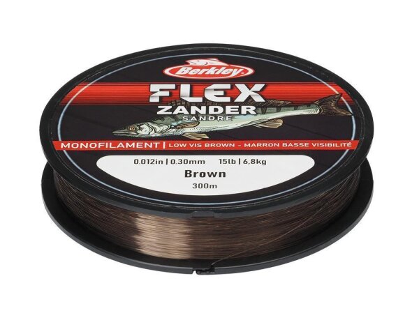 Berkley Flex Zander 300m 0,25mm 4,80kg brown