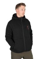 Fox Collection Sherpa Hoody Black/Orange M