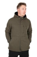 Fox Collection Sherpa Hoody Green/Black M