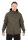 Fox Collection Sherpa Hoody Green/Black M