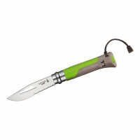 Opinel Taschenmesser No 08 OUTDOOR Earth grün rostfrei