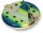 Rhino Flexi Diver gold swedish flag 1Stück Ø95mm 135g