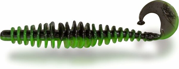 Magic Trout T-Worm Twister Käse 1,5g 5,5cm neon grün/schwarz