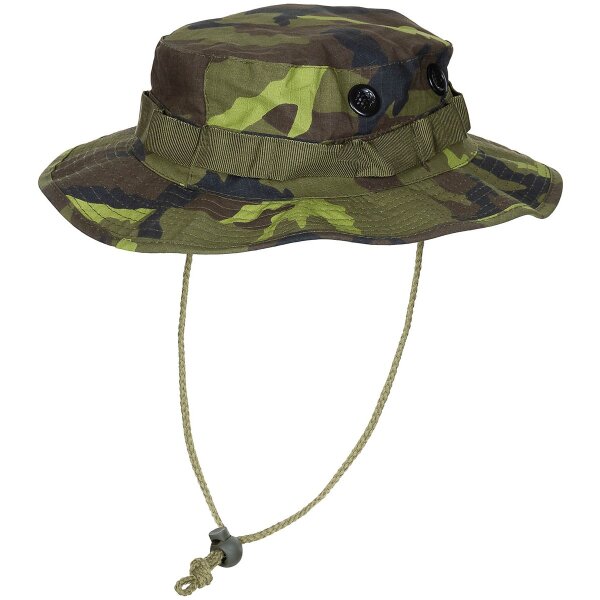 MFH US GI Buschhut Kinnband Boonie Rip Stop M 95 CZ tarn Gr.S