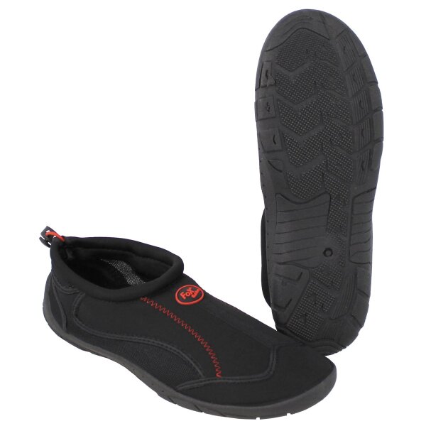 MFH Badeschuh Neopren schwarz Kordelzug Gr.43