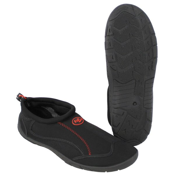 MFH Badeschuh Neopren schwarz Kordelzug Gr.43