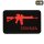 M-Tac patch AR-15 223/5,56 Laser Cut Black/Red