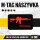 M-Tac patch AR-15 223/5,56 Laser Cut Black/Red