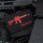 M-Tac patch AR-15 223/5,56 Laser Cut Black/Red