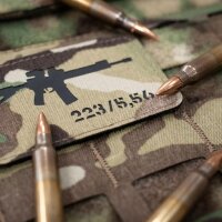 M-Tac patch AR-15 223/5,56 Laser Cut Multicam/Black