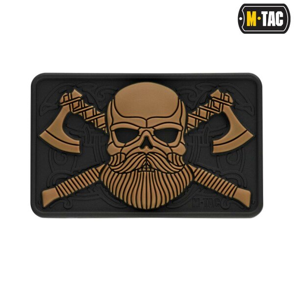 M-Tac Bearded Skull 3D PVC Black/Coyote