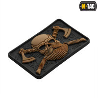 M-Tac Bearded Skull 3D PVC Black/Coyote