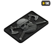 M-Tac Bearded Skull 3D PVC Black/Grey