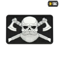 M-Tac Bearded Skull 3D PVC Black/White