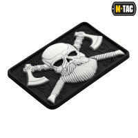 M-Tac Bearded Skull 3D PVC Black/White