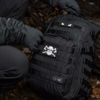 M-Tac Bearded Skull 3D PVC Black/White
