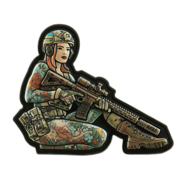 M-Tac patch Tactical girl ?2 Yakuza Redhed PVC MC