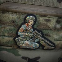 M-Tac patch Tactical girl ?2 Yakuza Redhed PVC MC