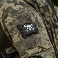 M-Tac patch Jolly Roger PVC Black