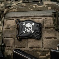 M-Tac patch Jolly Roger PVC Black