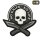 M-Tac patch No Knife - No Life 3D PVC Black/White