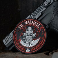 M-Tac patch Til Valhall PVC red-black