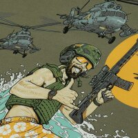 M-Tac T-Shirt Surf Club Light Olive M