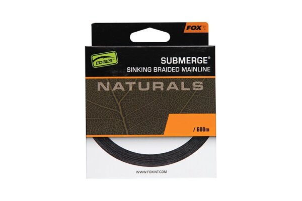 Fox Naturals Submerge Sinking Braided Mainline 65lb 0,38mm 29,5kg 600m