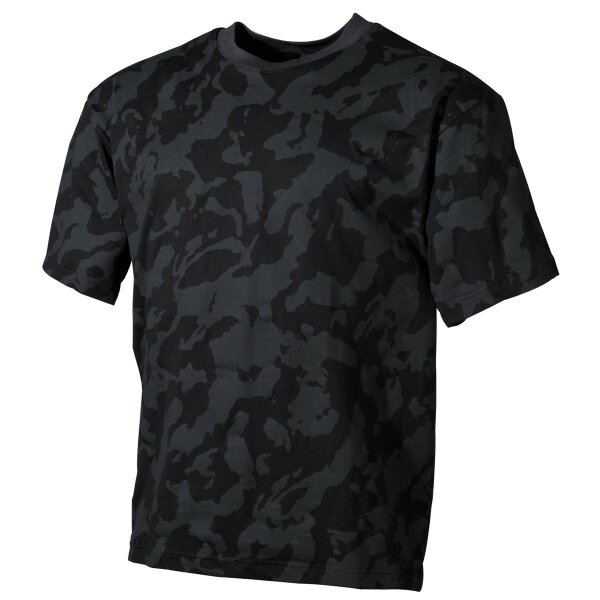MFH US T-Shirt halbarm night-camo Gr.XL