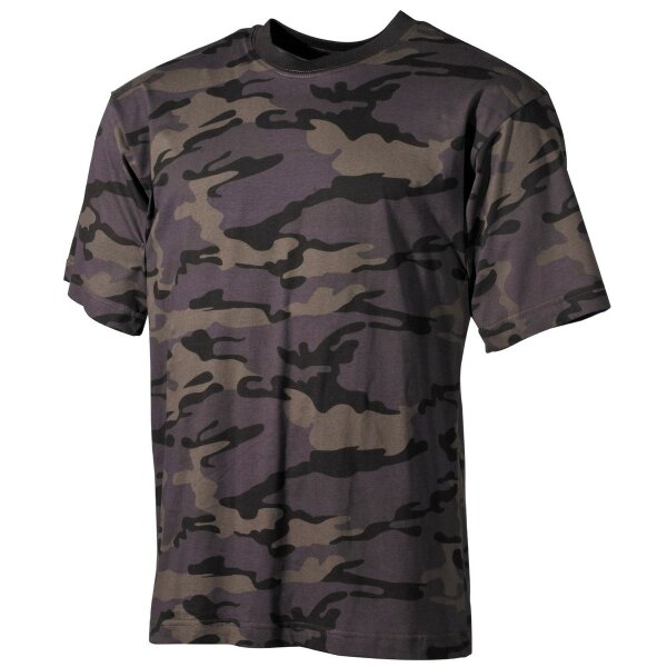 MFH US T-Shirt halbarm combat-camo Gr.L