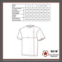 MFH US T-Shirt halbarm grau Gr.XXL