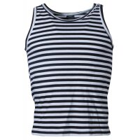 MFH Russ. Marine Tank-Top weiß-blau Gr.S