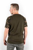 Fox T-Shirt Raglan Khaki/Camo Gr.XL