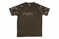 Fox T-Shirt Raglan Khaki/Camo Gr.XL