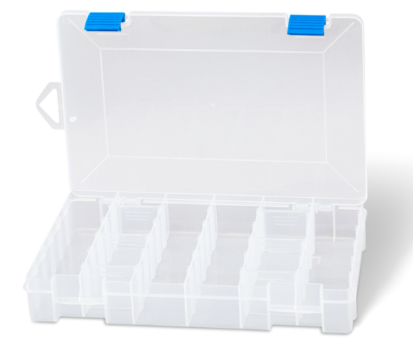 Zebco Trophy Box M2 L28cm 19cm H4.5cm transp.