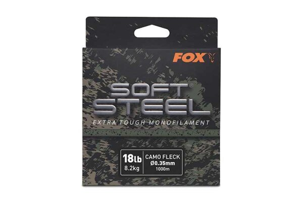 Fox Soft Steel Fleck Camo Mono 0,35mm 18lb 8,2kg 1000m