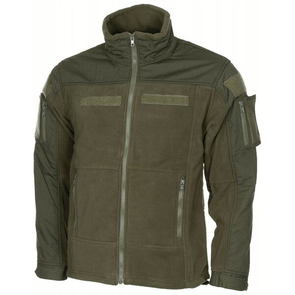 MFH Fleece-Jacke Combat olive Gr.XXXL