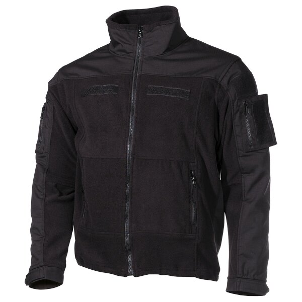 MFH Fleece Jacke "Combat" schwarz Gr.S