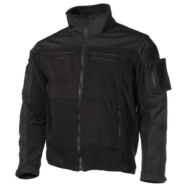 MFH Fleece Jacke "Combat" schwarz Gr.S