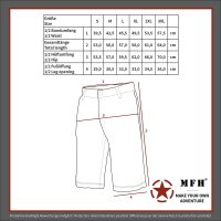 MFH US Bermuda BDU Rip Stop schwarz Gr.L