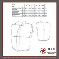 MFH Outdoor Weste schwere Ausführung olive Gr.M