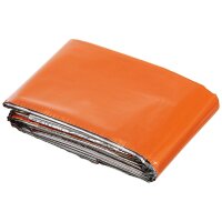 MFH Rettungsdecke silber- und orangefarben beschichtet