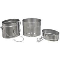 MFH Schwed. Kochset M40 Edelstahl 3-teilig
