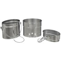 MFH Schwed. Kochset M40 Edelstahl 3-teilig