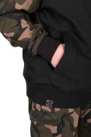 Fox LW BLack / Camo Split Zip Hoody 3XL