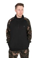 Fox LW Black / Camo qtr zip LARGE