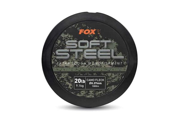 Fox Soft Steel Fleck Camo Mono 0,37mm 20lb 9,1kg 1000m